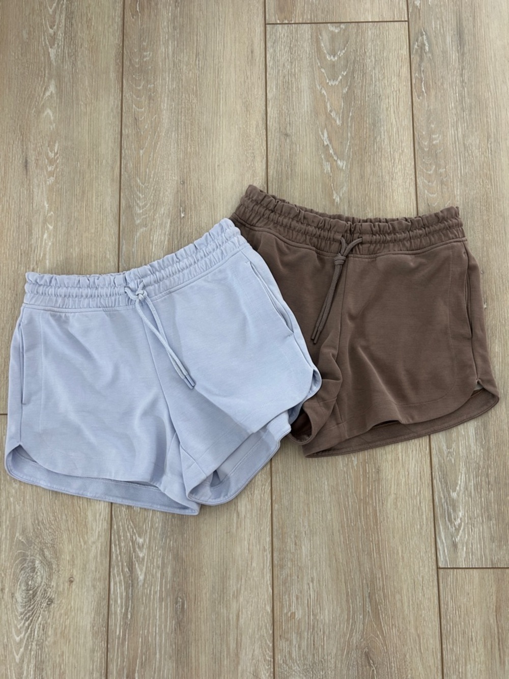 2 pair of Athleta Seasoft 4” Shorts